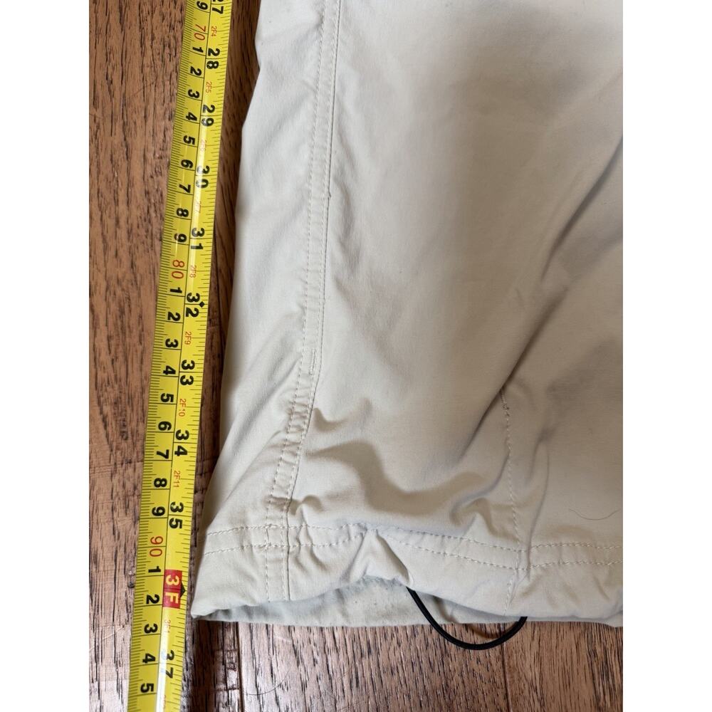 L.L. Bean Womens Size 14 Ivory Hiking Pants 95% Nylon Super Light - Picture 9 of 9